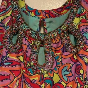 Lilly Pulitzer Turquoise and Multicolor Dress